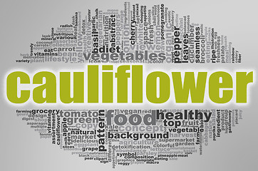 Image showing Cauliflower word cloud