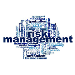 Image showing Risk management word cloud