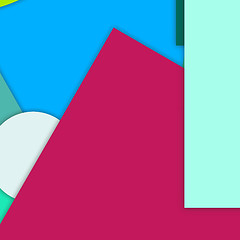 Image showing modern layered flat shapes background