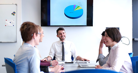 Image showing group of business man on meeting