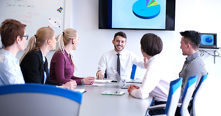 Image showing group of business man on meeting