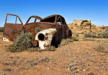 Image showing old rusty car