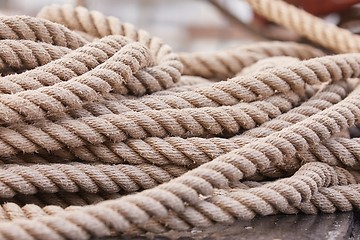 Image showing Rope in a pile