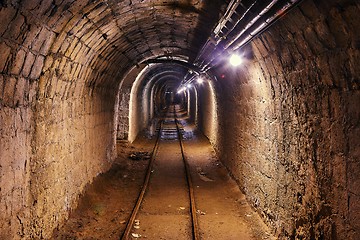 Image showing Old Mine Tunnel