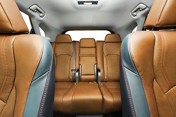 Image showing Car Interior Backseats