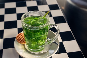 Image showing Fresh mint tea