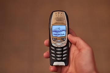 Image showing Old Nokia mobile phone