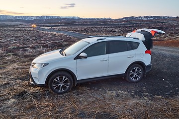 Image showing Toyota RAV4 on terrain