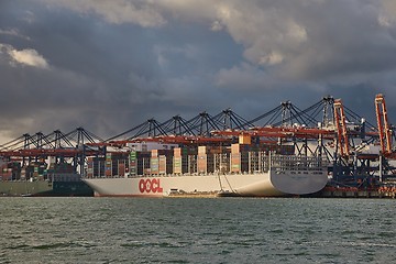 Image showing Huge Container Ship