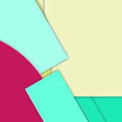 Image showing modern layered flat shapes background