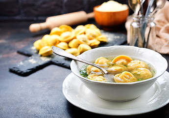 Image showing Boiled dumplings