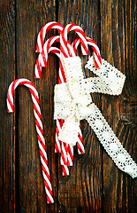 Image showing candycanes