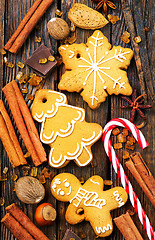 Image showing christmas cookies