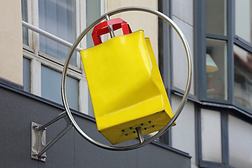 Image showing Yellow Shopping Bag