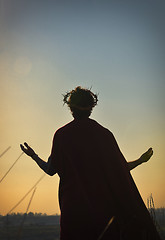 Image showing Jesus Christ with crown of thorns 