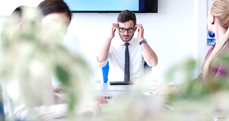 Image showing group of business man on meeting