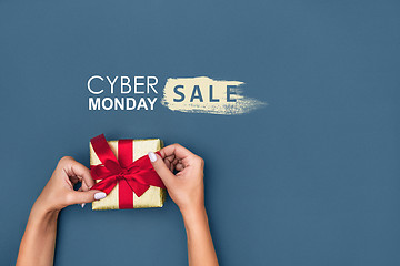 Image showing Cyber monday sale concept