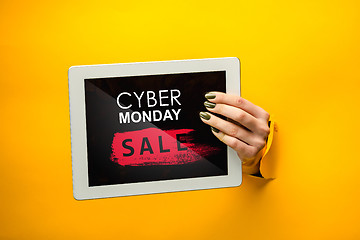 Image showing Cyber monday sale concept