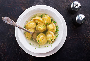 Image showing Boiled dumplings