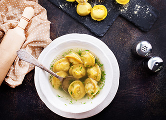 Image showing Boiled dumplings