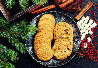 Image showing christmas cookies