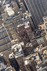 Image showing New York City, Midtown Manhattan building rooftops. USA.