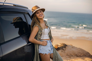 Image showing Beautiful girl smiling