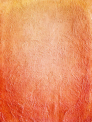 Image showing Passionate red painted background with paintbrush texture