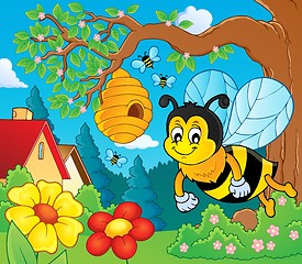 Image showing Happy spring bee topic image 3