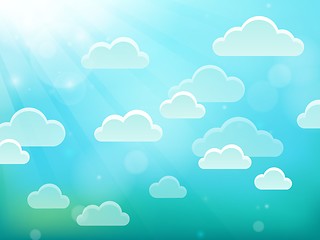 Image showing Clouds on sky theme 4
