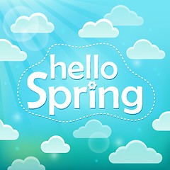 Image showing Hello spring theme image 9