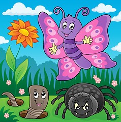 Image showing Spring animals and insect theme image 7