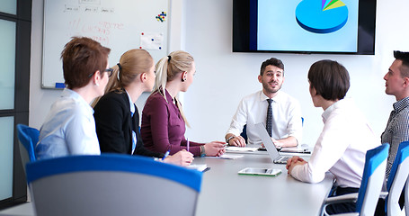 Image showing group of business man on meeting