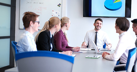 Image showing group of business man on meeting