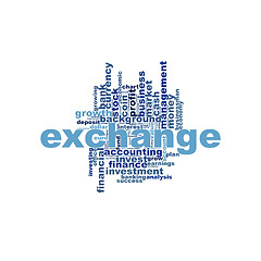 Image showing Exchange word cloud