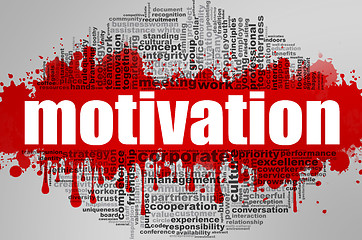 Image showing Motivation word cloud.