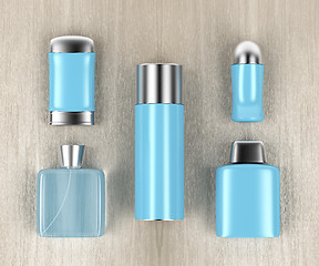 Image showing Men's cosmetic products