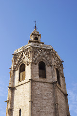 Image showing The Micalet tower in Valencia