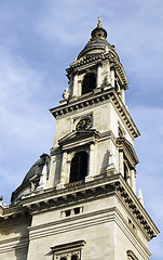 Image showing Bell tower at St. Stephen basilica