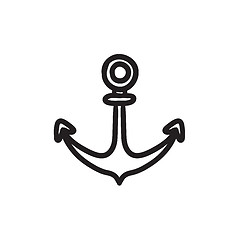 Image showing Anchor sketch icon.