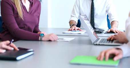 Image showing group of business man on meeting