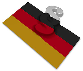 Image showing paragraph symbol and german flag