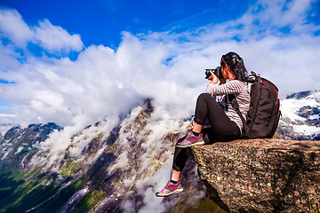 Image showing Nature photographer Norway