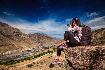 Image showing Dhankar Gompa. India. Spiti Valley