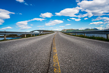 Image showing Atlantic Ocean Road Norway