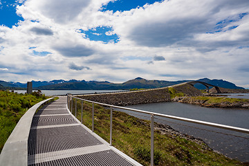 Image showing Atlantic Ocean Road Norway