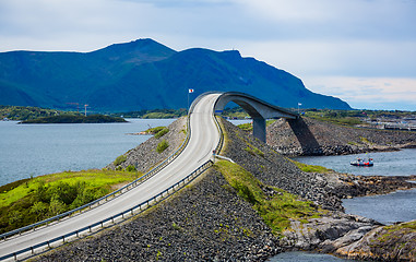 Image showing Atlantic Ocean Road Norway