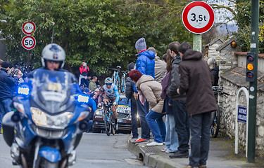 Image showing The Cyclist Cyril Gautier - Paris-Nice 2016