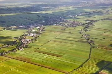 Image showing Fields of The Netherlands from above