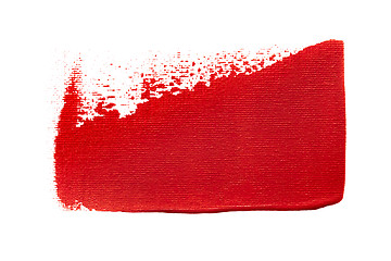 Image showing a painted simple red banner background